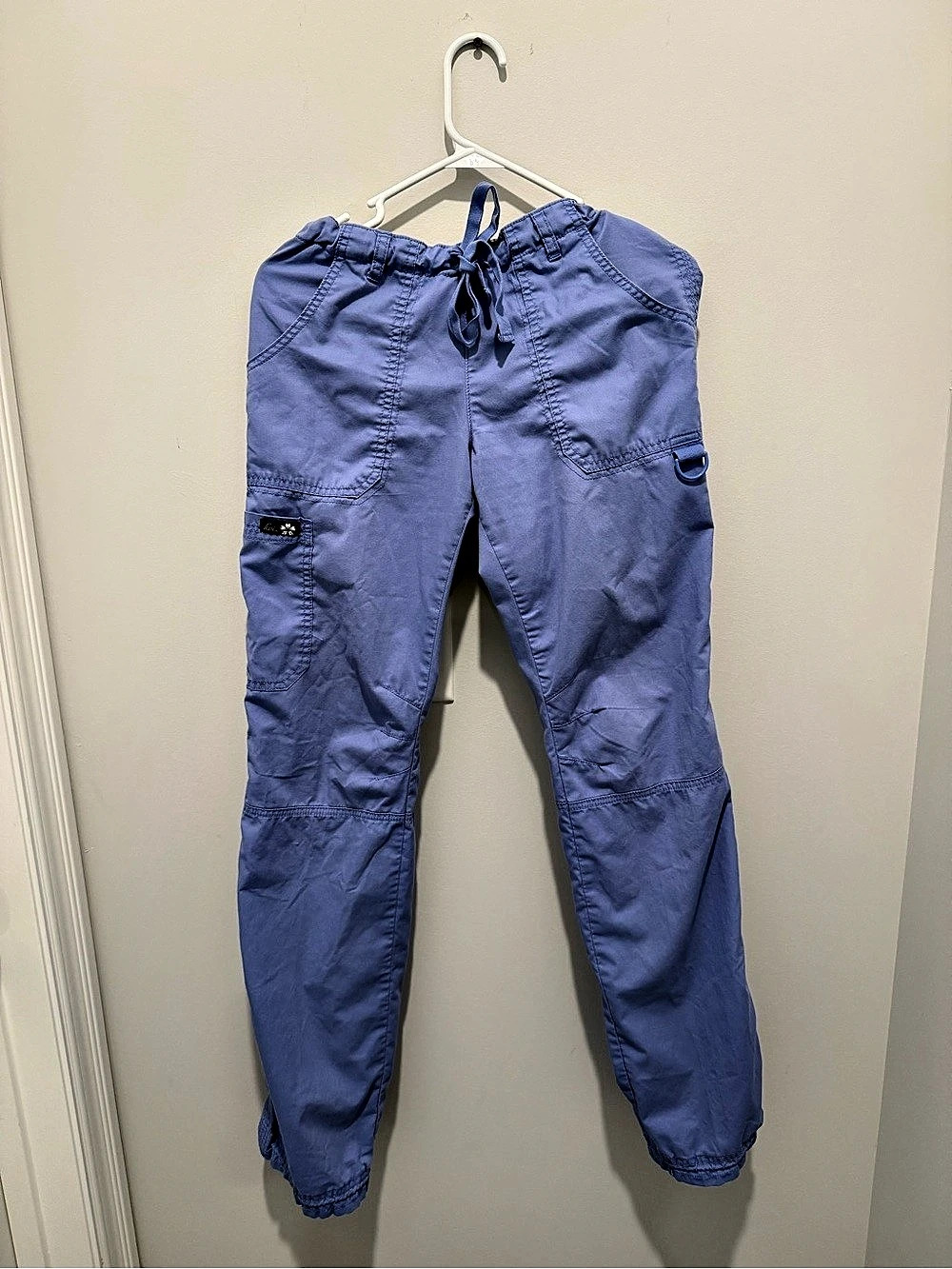 Koi Classics Lindsey Cargo Scrub Pants Blue XS - Tall